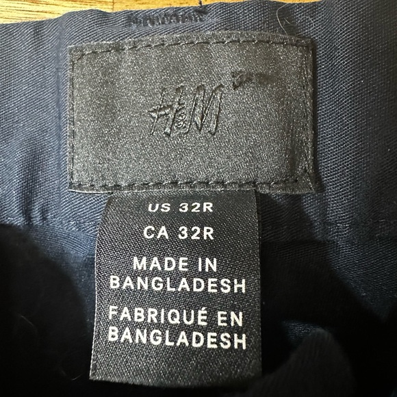 Men’s H&M Chino Style Navy Pants 32R - Picture 5 of 5